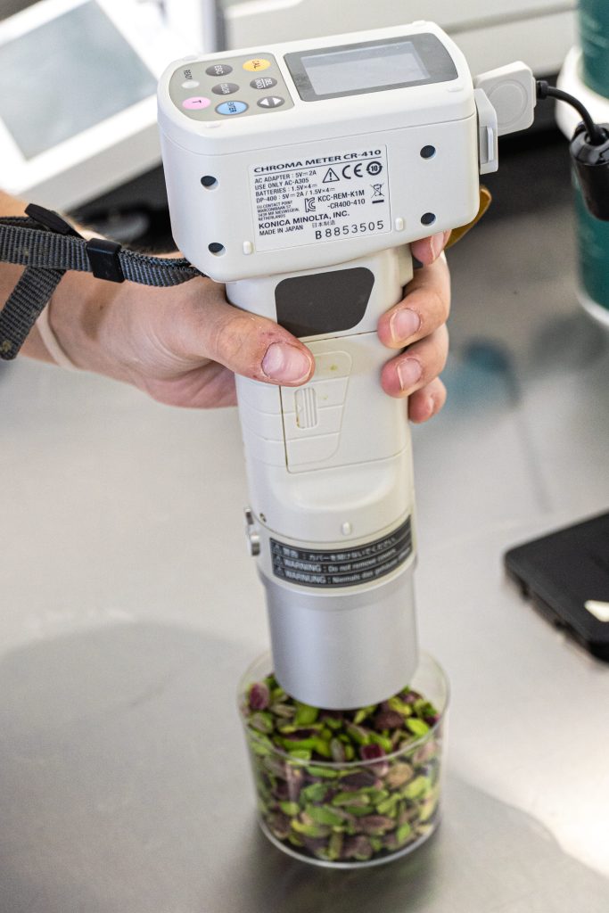 Análisis de muestras de pistacho en Víridi Application Lab